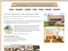 Tablet Screenshot of pension-volkwardingen.de